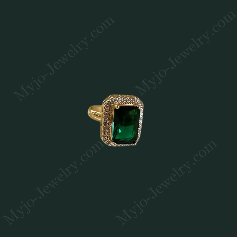 Bague Éclat | Zircone Vert