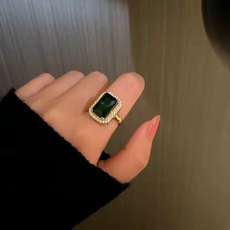 Bague Éclat | Zircone Vert